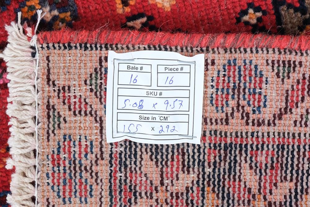 5x10 Vintage Rug | Handmade Style Area Rug | Hand Knotted Wool Rug for Living Room | Bedroom Rug | Office Rug, SHR1616