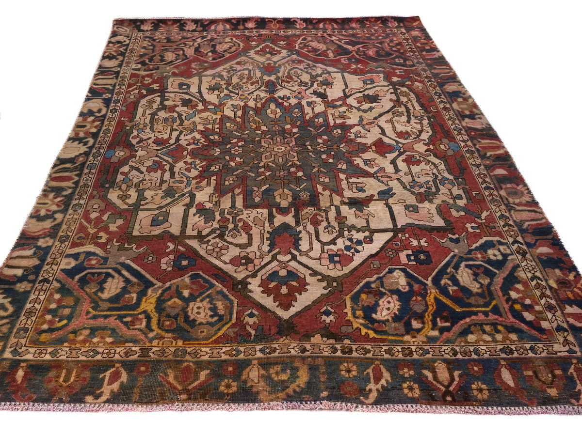 6x9 Vintage Rug, Turkish Rug, Oushak Rug, Anatolian Rug, Small Handmade Scatter Rug, Entry Rug, Living Room Rug, Hallway Rug, SHR1620