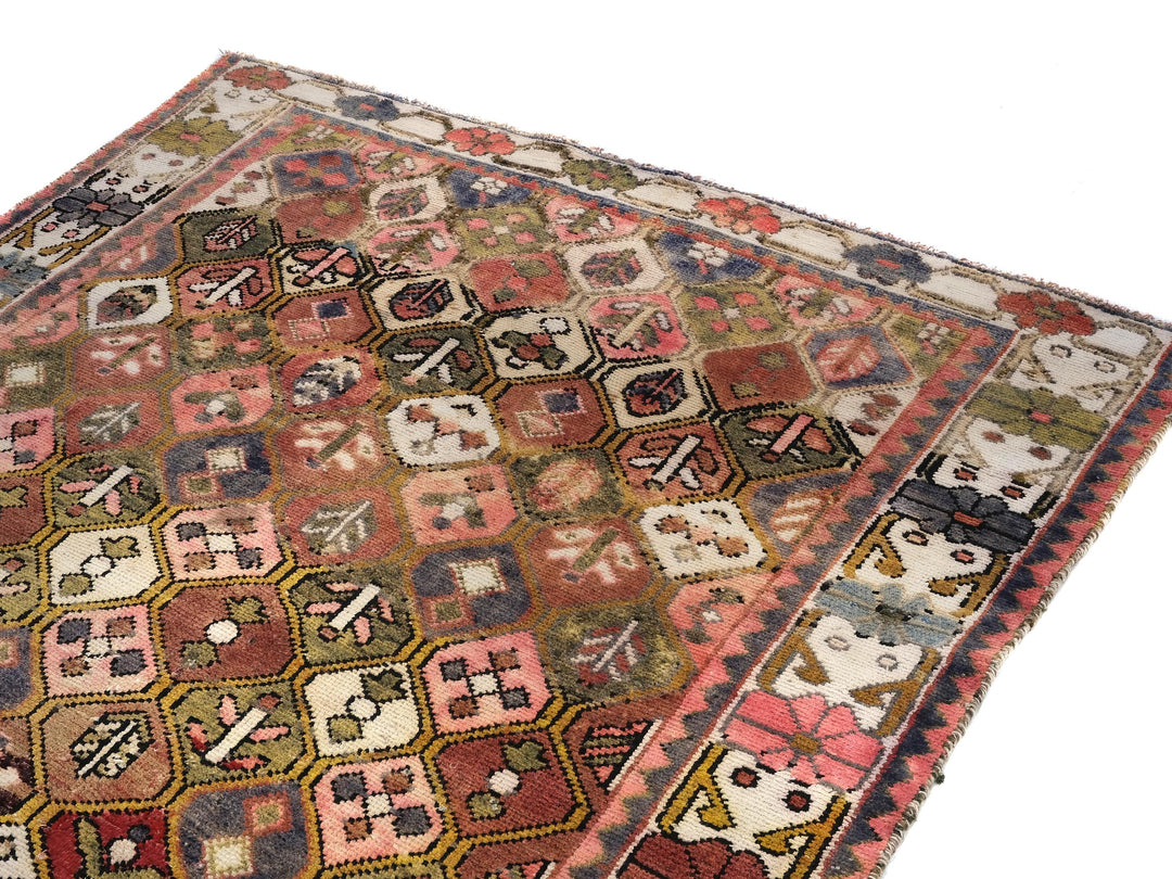 5x6 Vintage Oriental Rug | Handmade Area Rug | Hand Knotted Wool Rug for Living Room | Bedroom Rug | Office Rug | SHR1624