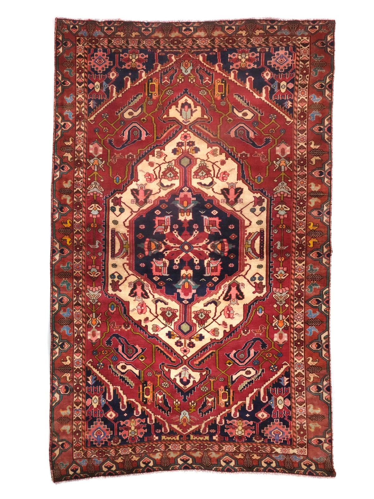 6x9 Vintage Rug, Turkish Rug, Area Rug, Low Pile Wool Rug, Living Room Rug, Bedroom Rug, Antique Rug, Anatolian Rug, SHR1638