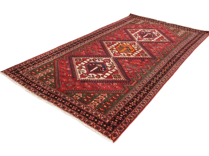 5x10 Vintage Rug | Handmade Style Area Rug | Hand Knotted Wool Rug for Living Room | Bedroom Rug | Office Rug, SHR1616