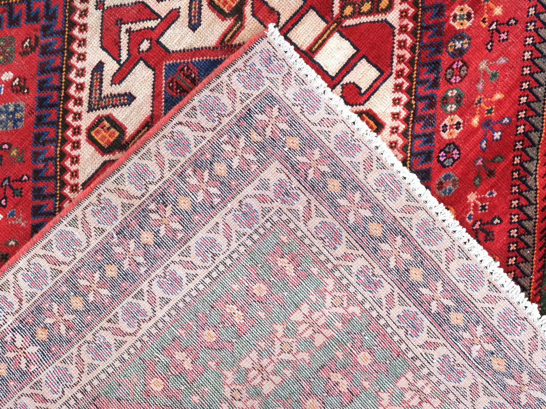 5x10 Vintage Rug | Handmade Style Area Rug | Hand Knotted Wool Rug for Living Room | Bedroom Rug | Office Rug, SHR1616