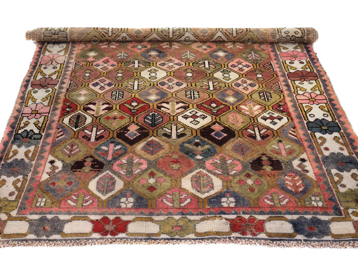 5x6 Vintage Oriental Rug | Handmade Area Rug | Hand Knotted Wool Rug for Living Room | Bedroom Rug | Office Rug | SHR1624