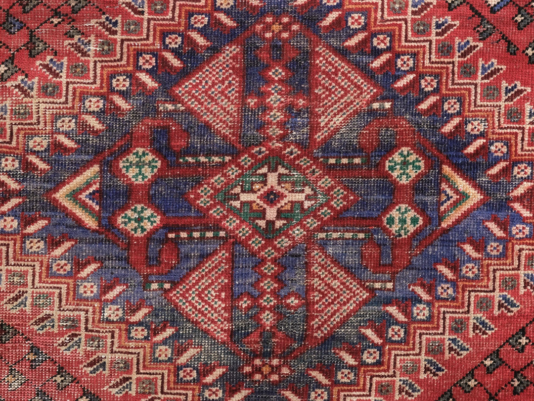 5x10 Vintage Oriental Rug | Handmade Style Area Rug | Hand Knotted Wool Rug for Living Room | Bedroom Rug | Office Rug | SHR1794