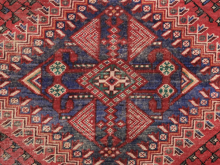 5x10 Vintage Oriental Rug | Handmade Style Area Rug | Hand Knotted Wool Rug for Living Room | Bedroom Rug | Office Rug | SHR1794