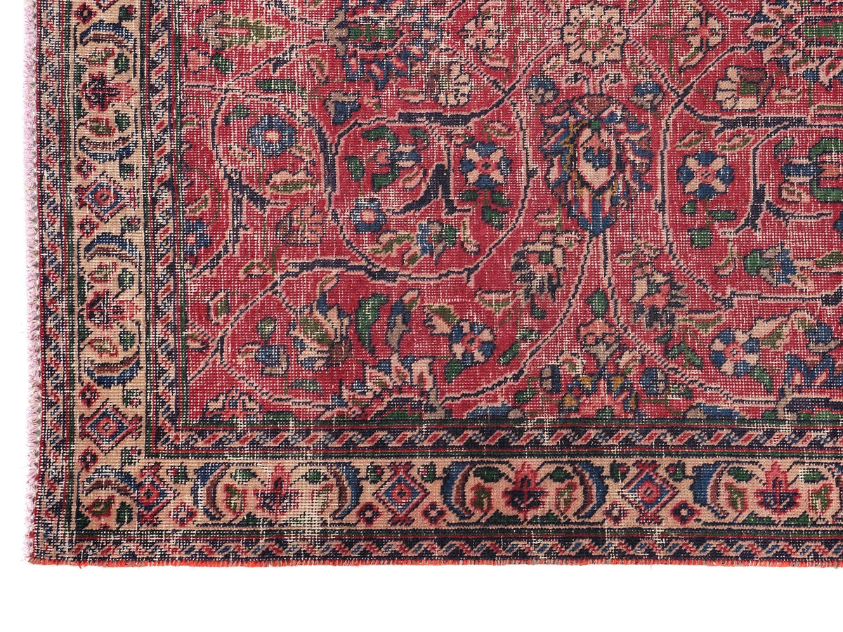 3x17 Vintage Rug, Persian Style Hand-Knotted Kitchen Runner Rug, Hallway Runner Rug, Staircase Runner Rug, Mud Room Runner Rug SHR1806