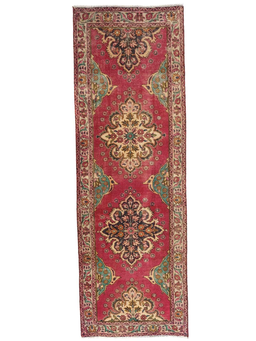 3x9 Handmade Vintage Rug, Wool Runner Rug, Antique Rug, Turkish Rug, Oriental Rug, Hallway Rug, Handmade Rug, SHR1821