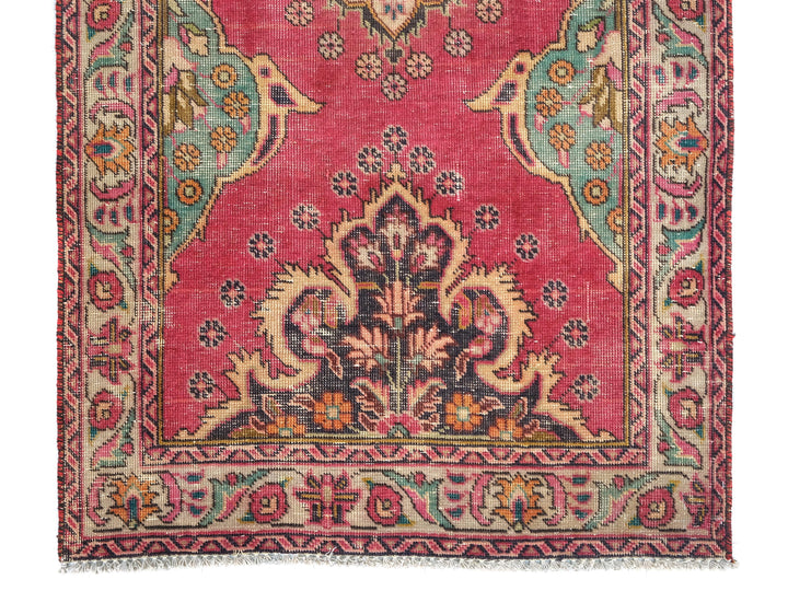 3x9 Handmade Vintage Rug, Wool Runner Rug, Antique Rug, Turkish Rug, Oriental Rug, Hallway Rug, Handmade Rug, SHR1821