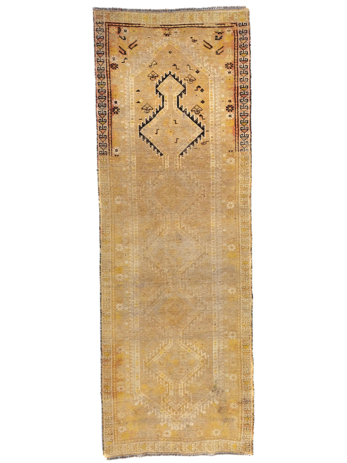 3x8 Vintage Rug, Turkish Rug, Oushak Rug, Anatolian Rug, Bedroom Handmade Rug, Scatter Rug, Small Rug, Entry Rug, SHR1848