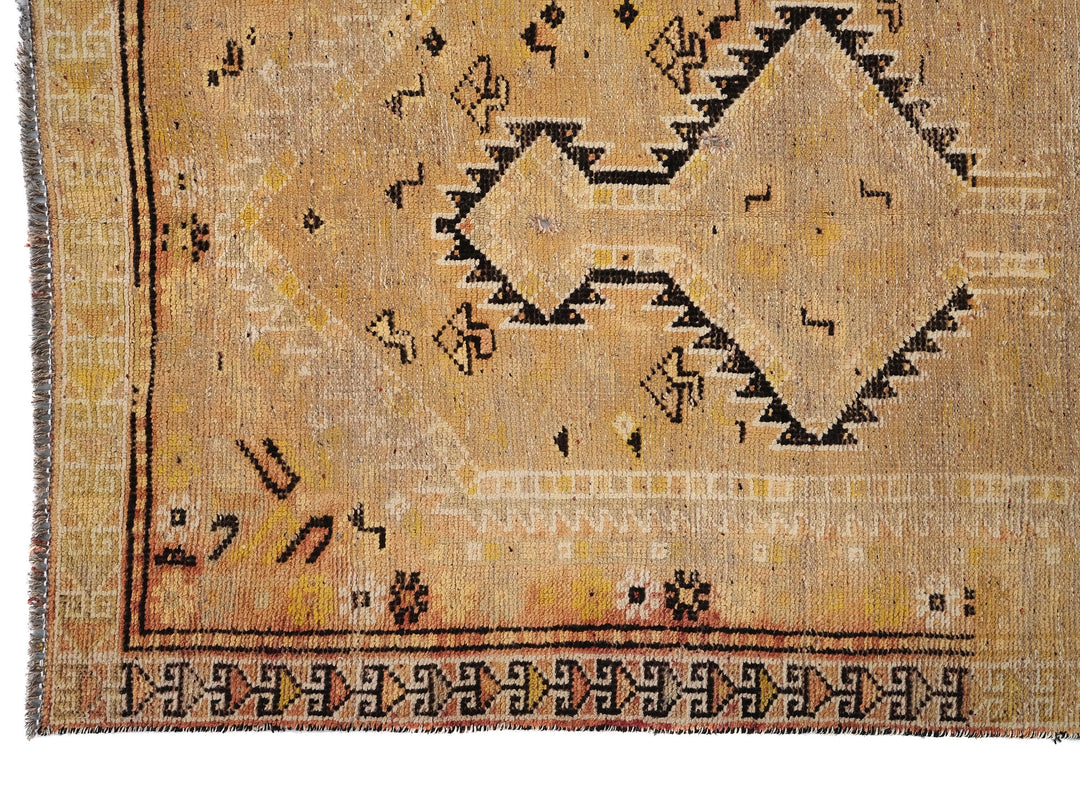 3x8 Vintage Rug, Oushak Rug, Bedroom Handmade Rug, Scatter Rug, Small Rug, Entry Rug, SHR1848