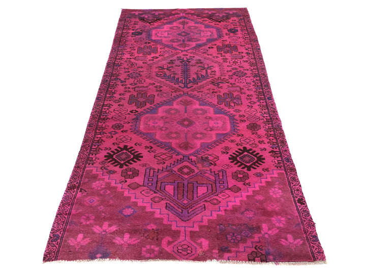 4x8 Vintage Area Rug, Hand Knotted Wool Area Rug, Living Room Rug, Dining Room Rug, SHR1850