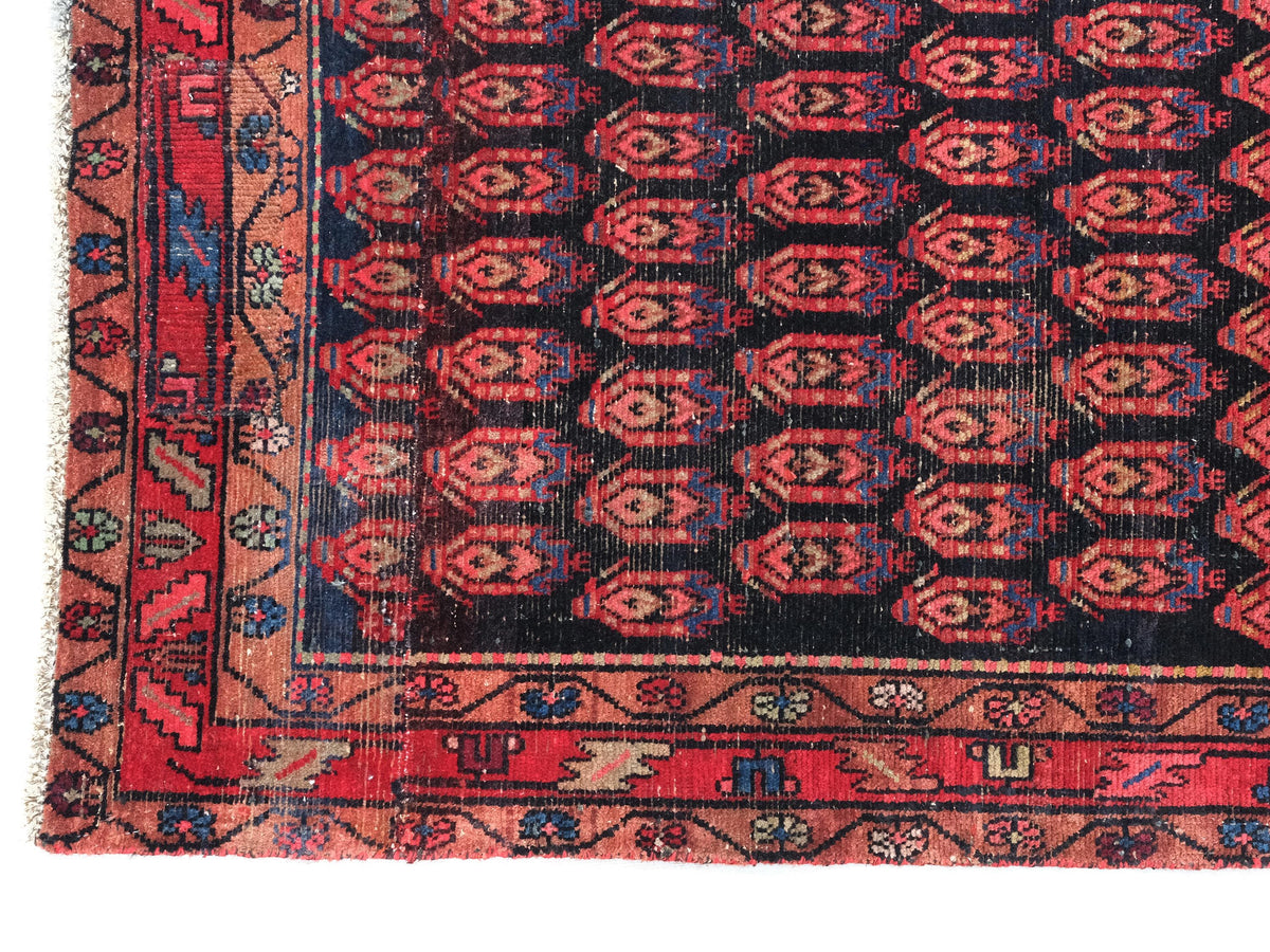 3x11 Vintage Rug, Persian Style Hand-Knotted Kitchen Runner Rug, Hallway Runner Rug, Staircase Runner Rug, Foyer Rug, SHR1857