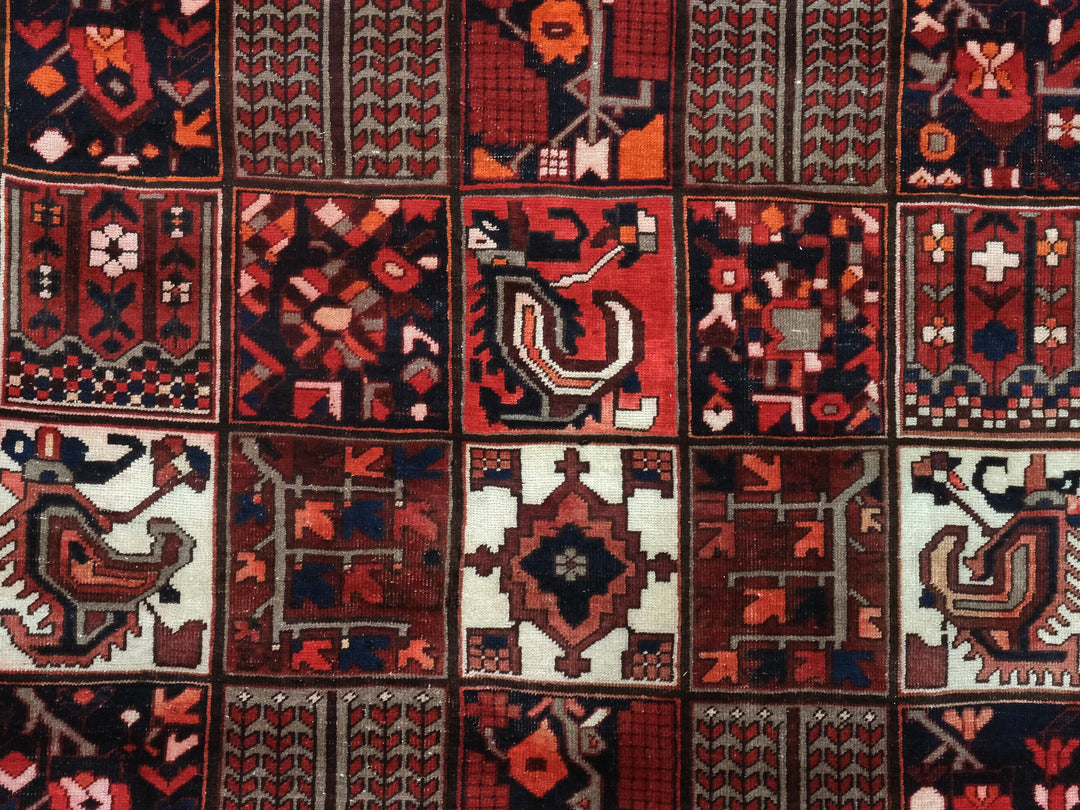 6x10 Vintage Oriental Rug | Handmade Area Rug | Hand Knotted Wool Rug for Living Room | Bedroom Rug | Office Rug | SHR1663