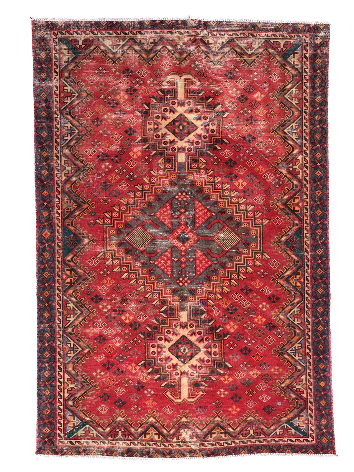 4x6 Vintage Rug, Turkish Rug, Blue Rug, Anatolian Rug, Handmade Rug, Bedroom Rug, Scatter Rug, Small Entry Rug, Oushak Rug, SHR1889