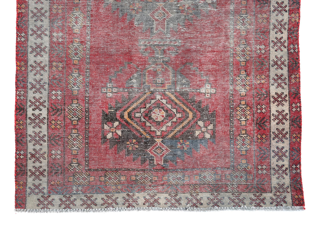 4x6 Turkish Rug, Vintage Rug, Anatolian Rug, Low Pile Handmade Rug, Bedroom Rug, Scatter Rug, Small Rug, Entry Rug, SHR1911