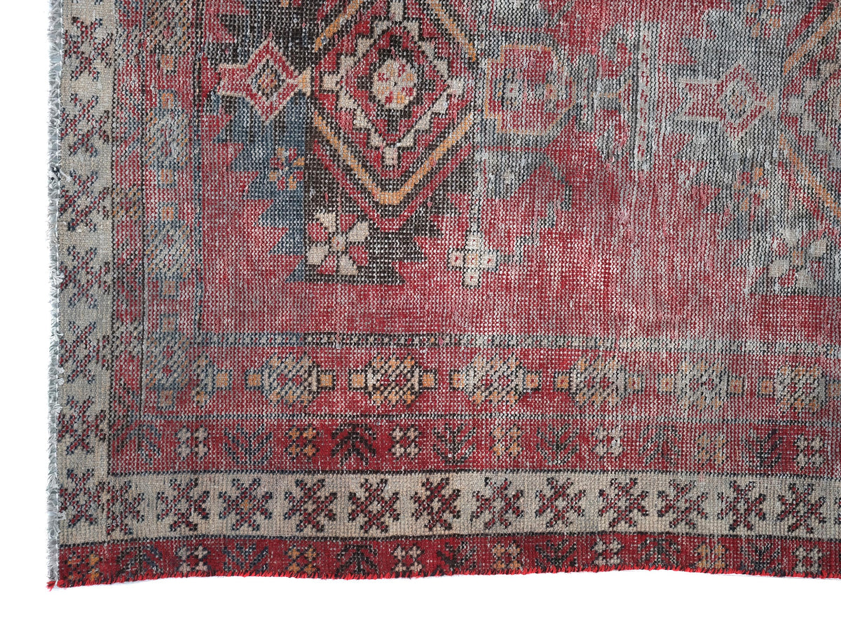 4x6 Turkish Rug, Vintage Rug, Anatolian Rug, Low Pile Handmade Rug, Bedroom Rug, Scatter Rug, Small Rug, Entry Rug, SHR1911