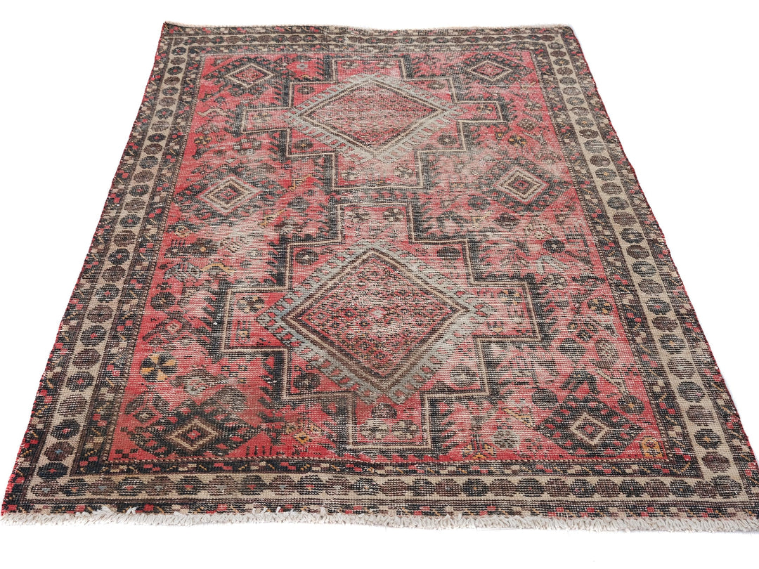 4x6 Vintage Rug, Handmade Rug, Bedroom Rug, Scatter Rug, Small Rug, Entry Rug, Oushak Rug, SHR1934