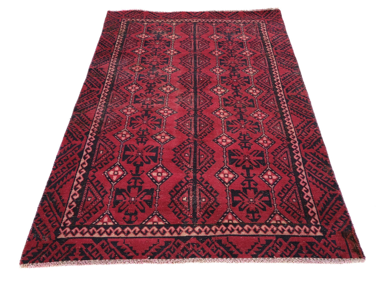 4x6 Vintage Rug, Persian Style Handmade Rug, Bedroom Rug, Scatter Rug, Small Rug, Entry Rug, Oushak Rug, SHR1964