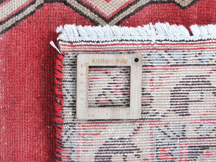 4x6 Turkmen Bokhara Vintage Rug, Hand-Knotted Oriental Rug for Foyer, Kitchen Rug, Small Area Rug, SHR1966
