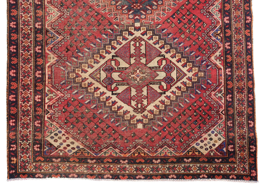 5x10 Vintage Oriental Rug | Handmade Style Area Rug | Hand Knotted Wool Rug for Living Room | Bedroom Rug | Office Rug | SHR1794
