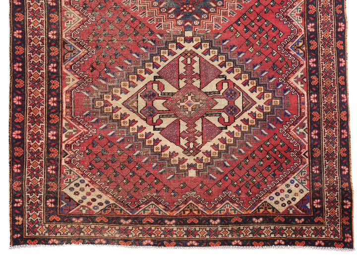 5x10 Vintage Oriental Rug | Handmade Style Area Rug | Hand Knotted Wool Rug for Living Room | Bedroom Rug | Office Rug | SHR1794