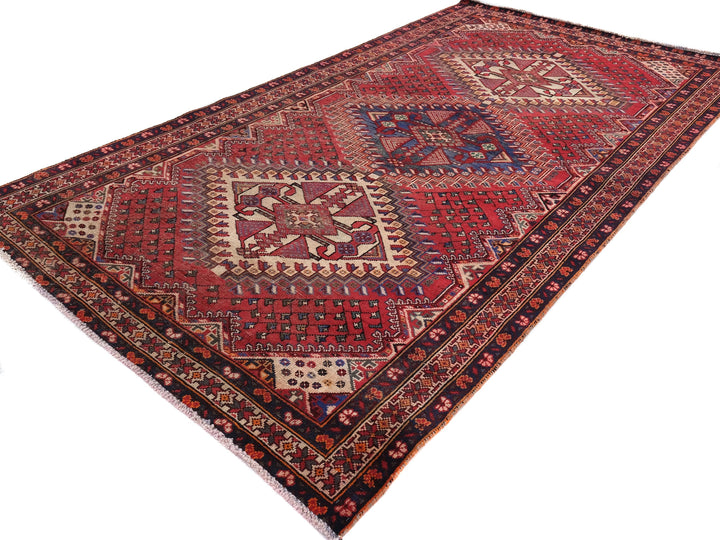 5x10 Vintage Oriental Rug | Handmade Style Area Rug | Hand Knotted Wool Rug for Living Room | Bedroom Rug | Office Rug | SHR1794