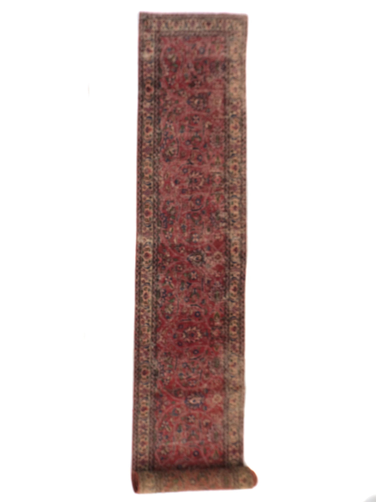 3x17 Vintage Rug, Persian Style Hand-Knotted Kitchen Runner Rug, Hallway Runner Rug, Staircase Runner Rug, Mud Room Runner Rug SHR1806