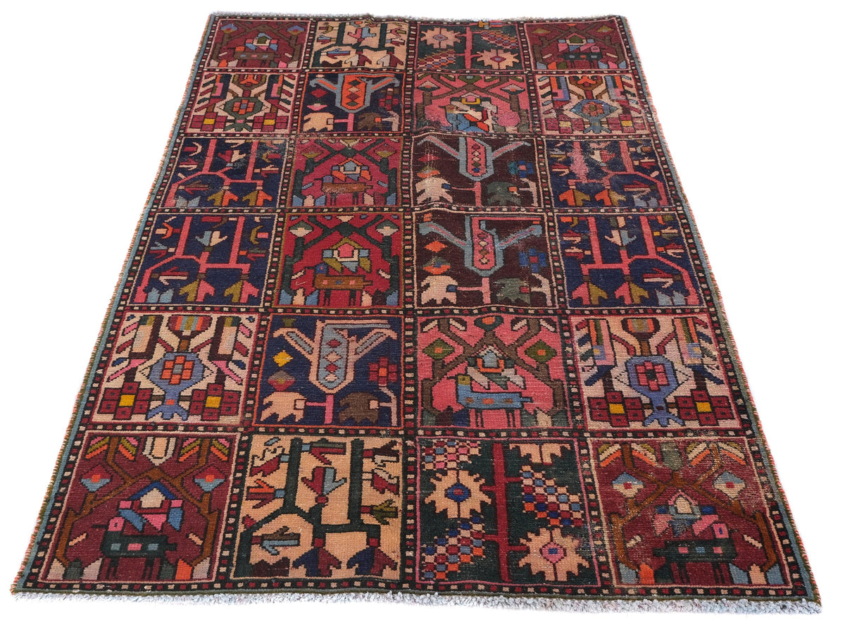 3x5 Handwoven Area Rug - Hand Knotted Veg Dyed Rug - Rug For Entryway - Luxury Wool Carpet - Tribal Home Decor, SHR1807