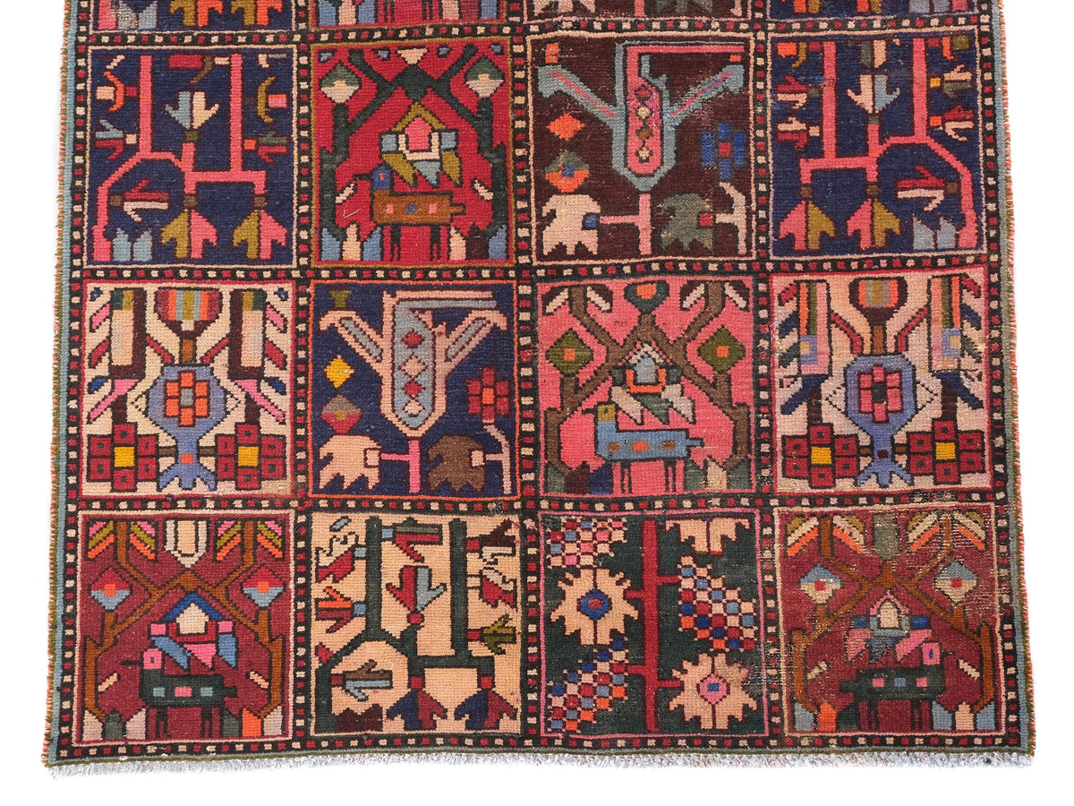 3x5 Handwoven Area Rug - Hand Knotted Veg Dyed Rug - Rug For Entryway - Luxury Wool Carpet - Tribal Home Decor, SHR1807