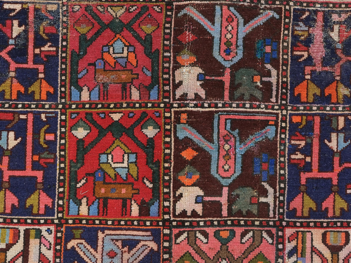 3x5 Handwoven Area Rug - Hand Knotted Veg Dyed Rug - Rug For Entryway - Luxury Wool Carpet - Tribal Home Decor, SHR1807