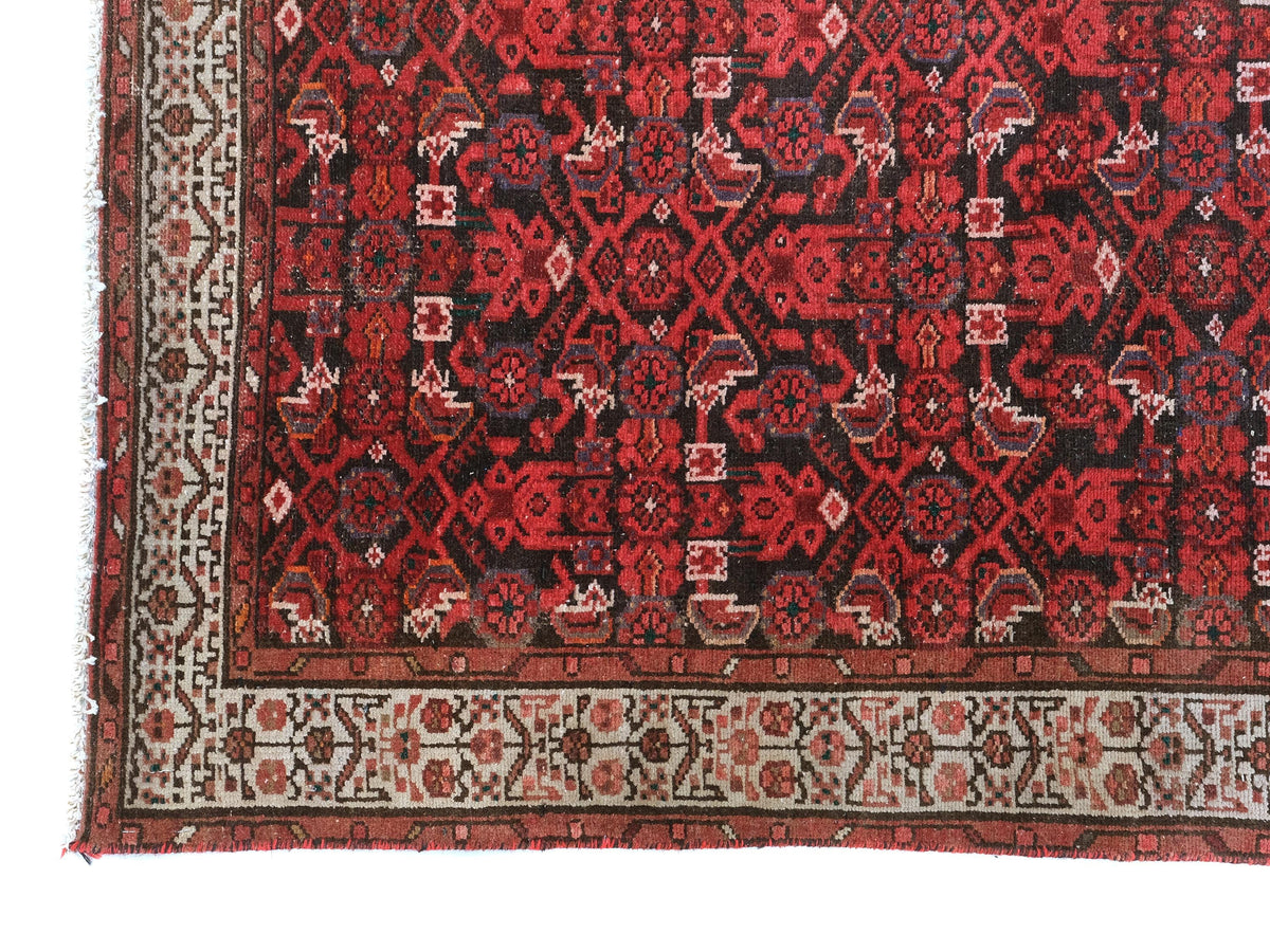 3x10 Vintage Rug, Persian Style Hand-Knotted Kitchen Runner Rug, Hallway Runner Rug, Staircase Runner Rug, Foyer Rug SHR1816