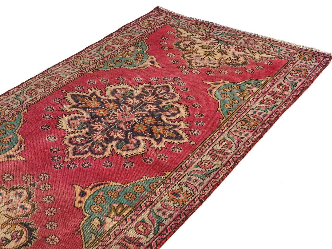 3x9 Handmade Vintage Rug, Wool Runner Rug, Antique Rug, Turkish Rug, Oriental Rug, Hallway Rug, Handmade Rug, SHR1821