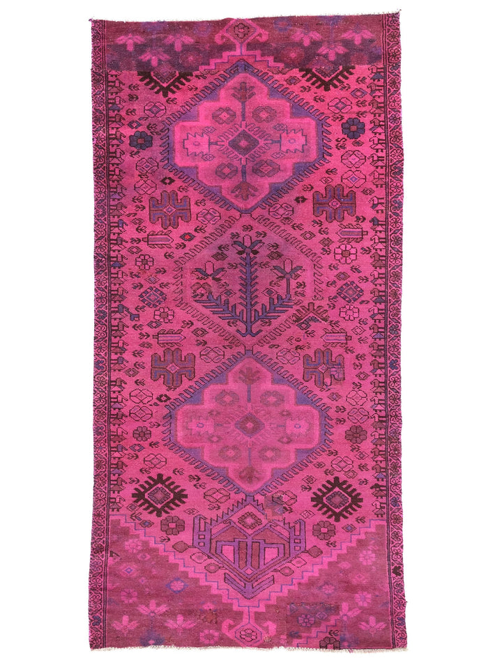 4x8 Vintage Area Rug, Hand Knotted Wool Area Rug, Living Room Rug, Dining Room Rug, SHR1850