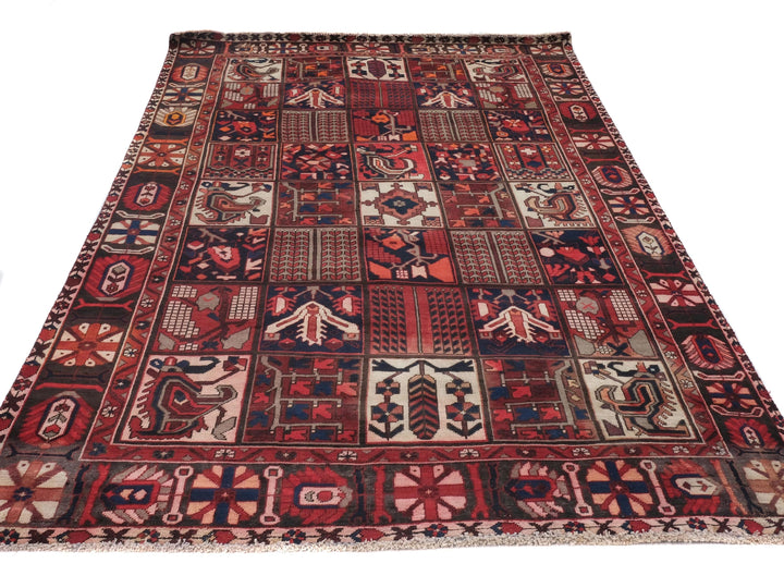 6x10 Vintage Oriental Rug | Handmade Area Rug | Hand Knotted Wool Rug for Living Room | Bedroom Rug | Office Rug | SHR1663