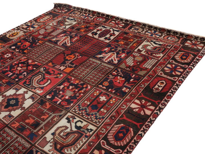 6x10 Vintage Oriental Rug | Handmade Area Rug | Hand Knotted Wool Rug for Living Room | Bedroom Rug | Office Rug | SHR1663