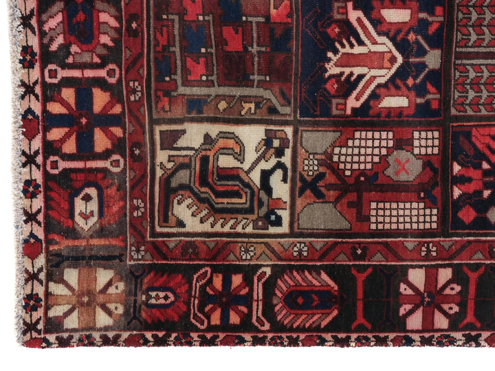 6x10 Vintage Oriental Rug | Handmade Area Rug | Hand Knotted Wool Rug for Living Room | Bedroom Rug | Office Rug | SHR1663