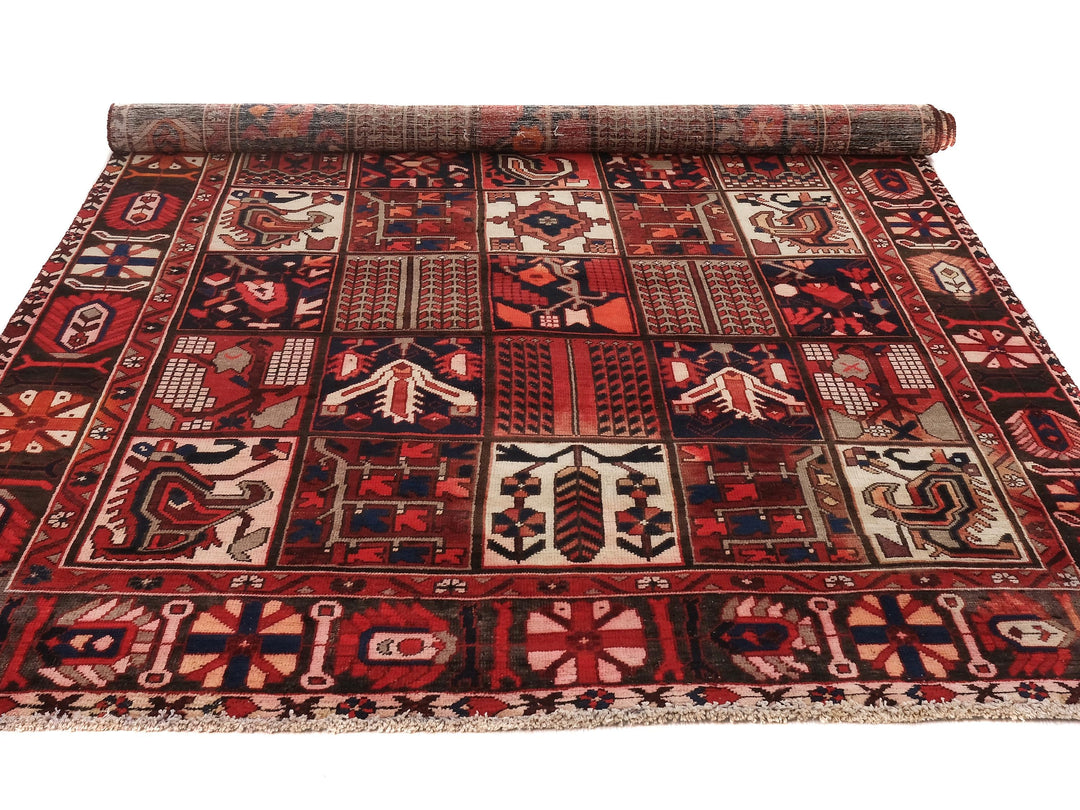 6x10 Vintage Oriental Rug | Handmade Area Rug | Hand Knotted Wool Rug for Living Room | Bedroom Rug | Office Rug | SHR1663