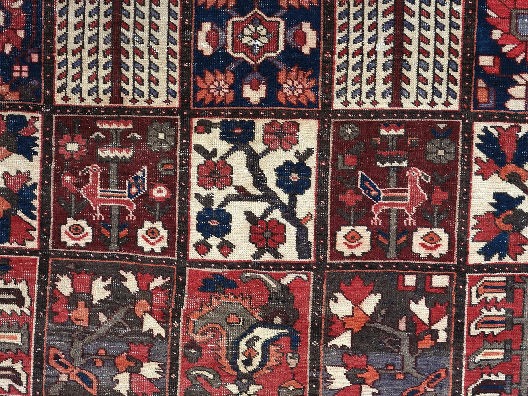 7x10 Vintage Oriental Rug | Handmade Area Rug | Hand Knotted Wool Rug for Living Room | Bedroom Rug | Office Rug| SHR1788