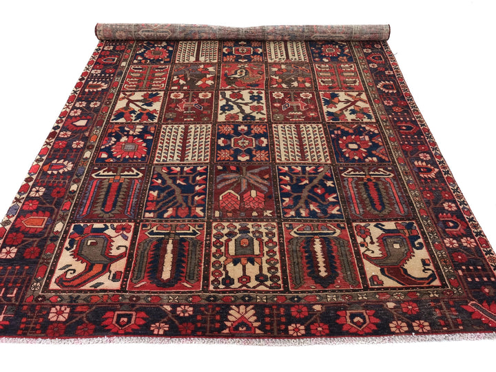 7x10 Vintage Oriental Rug | Handmade Area Rug | Hand Knotted Wool Rug for Living Room | Bedroom Rug | Office Rug| SHR1788