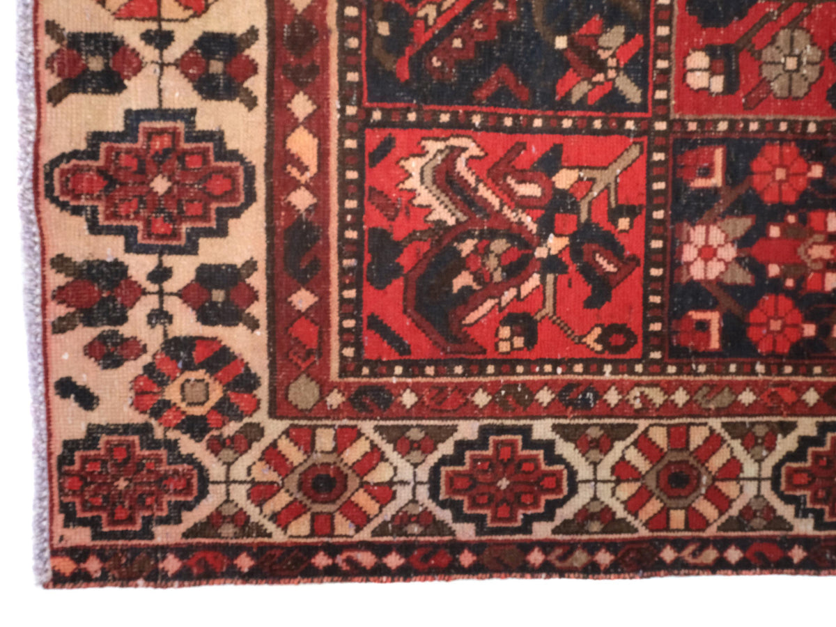 7x10 Persian Style Rug, Low Pile Organic Wool Rug, Hand-Knotted Persian Rug, Bedroom Rug, Handmade Organic Wool Living Room Rug, SHR1648