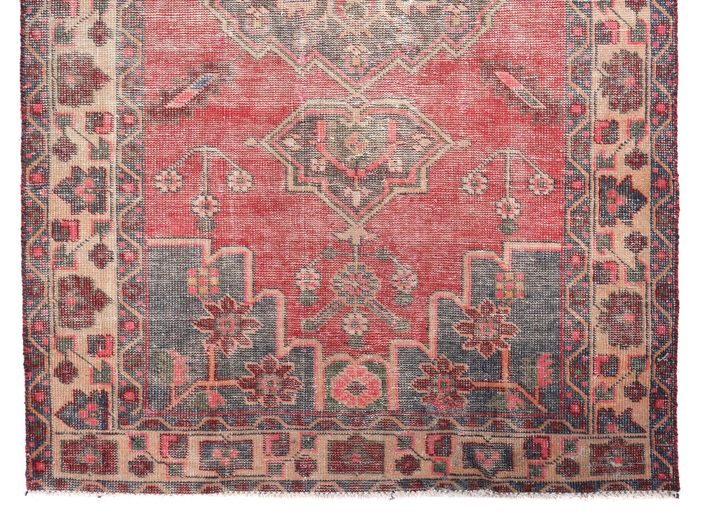 4x7 Vintage Rug, Handmade Oriental Area Rug, Handcrafted Wool Rug for Home Decor, Bedroom Rug, Rug For Living Room,  SHR1914