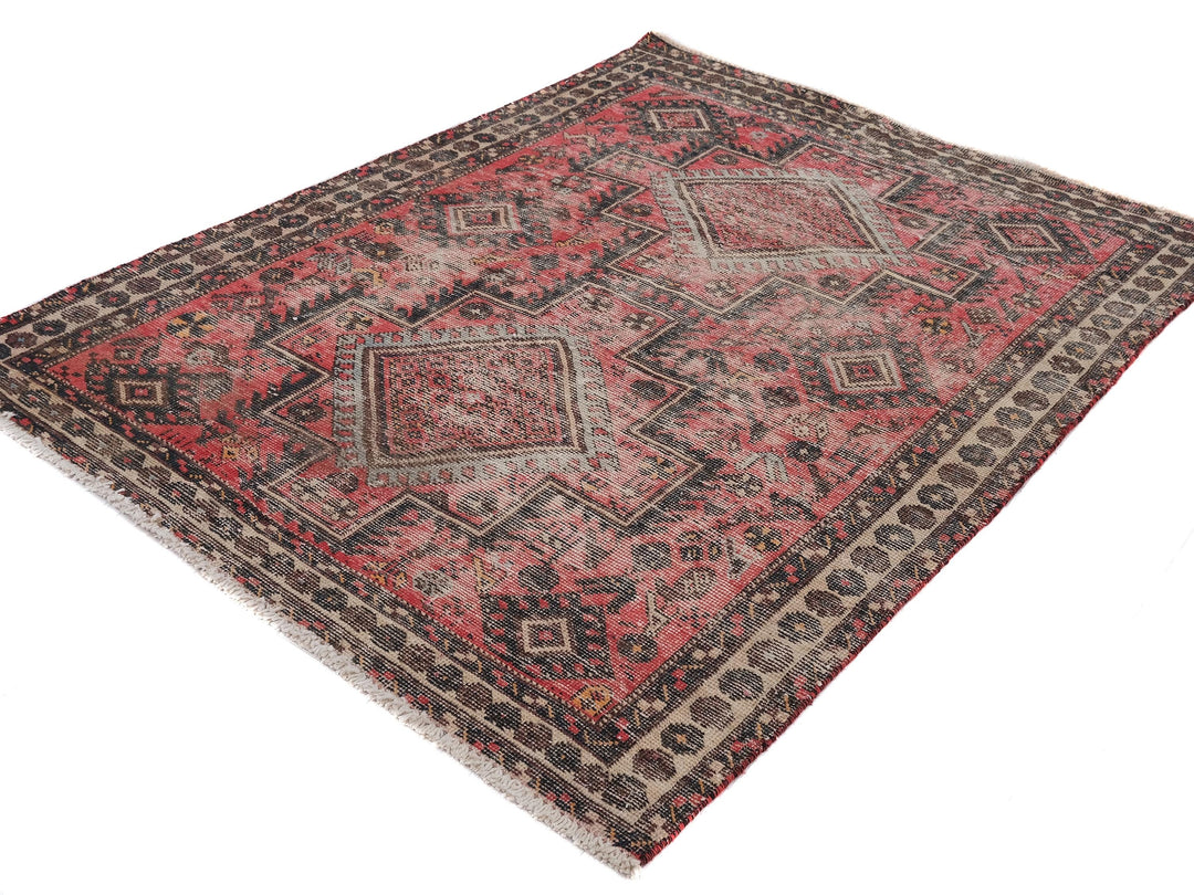 4x6 Vintage Rug, Handmade Rug, Bedroom Rug, Scatter Rug, Small Rug, Entry Rug, Oushak Rug, SHR1934