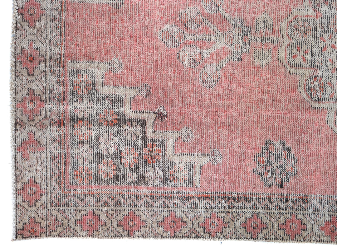 4x7 Vintage Area Rug, Pakistani Rug, Handwoven Organic Wool Living Room Rug, Dining Room Rug, SHR1949