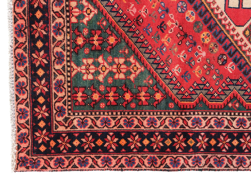 5x10 Vintage Oriental Rug | Handmade Area Rug | Hand-Knotted Wool Rug for Living Room | Bedroom Rug | Office Rug, SHR1725