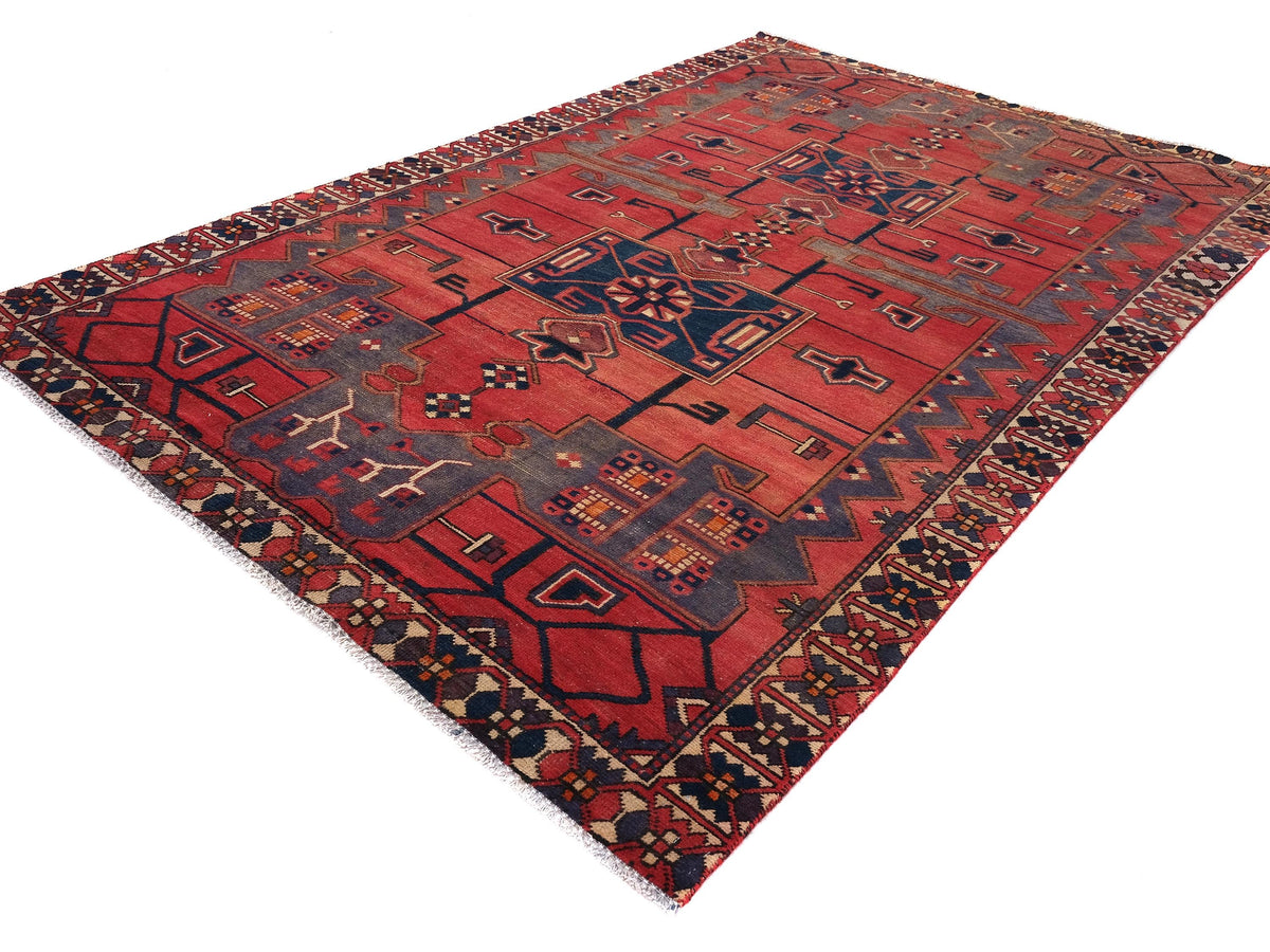 6x9 Vintage Rug, Turkish Rug, Oushak Rug, Anatolian Rug, Small Handmade Scatter Rug, Entry Rug, Living Room Rug, Hallway Rug, SHR1773