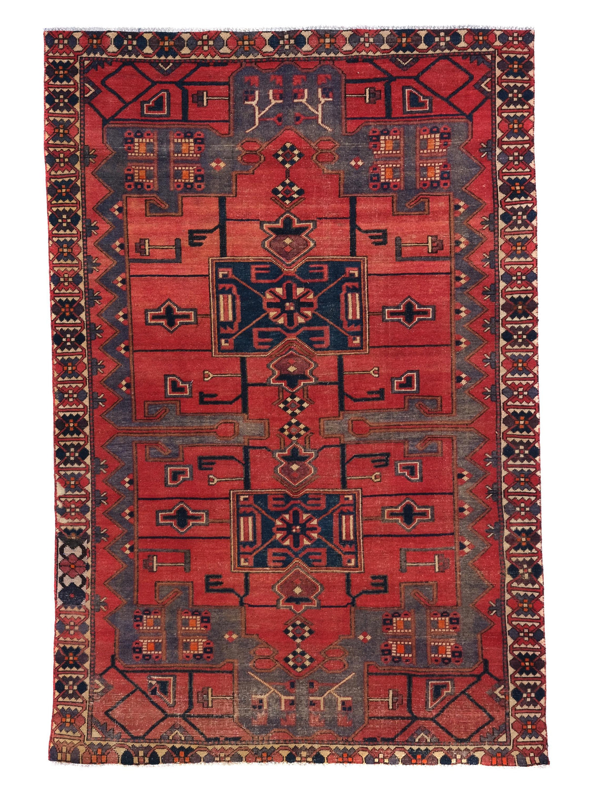 6x9 Vintage Rug, Turkish Rug, Oushak Rug, Anatolian Rug, Small Handmade Scatter Rug, Entry Rug, Living Room Rug, Hallway Rug, SHR1773