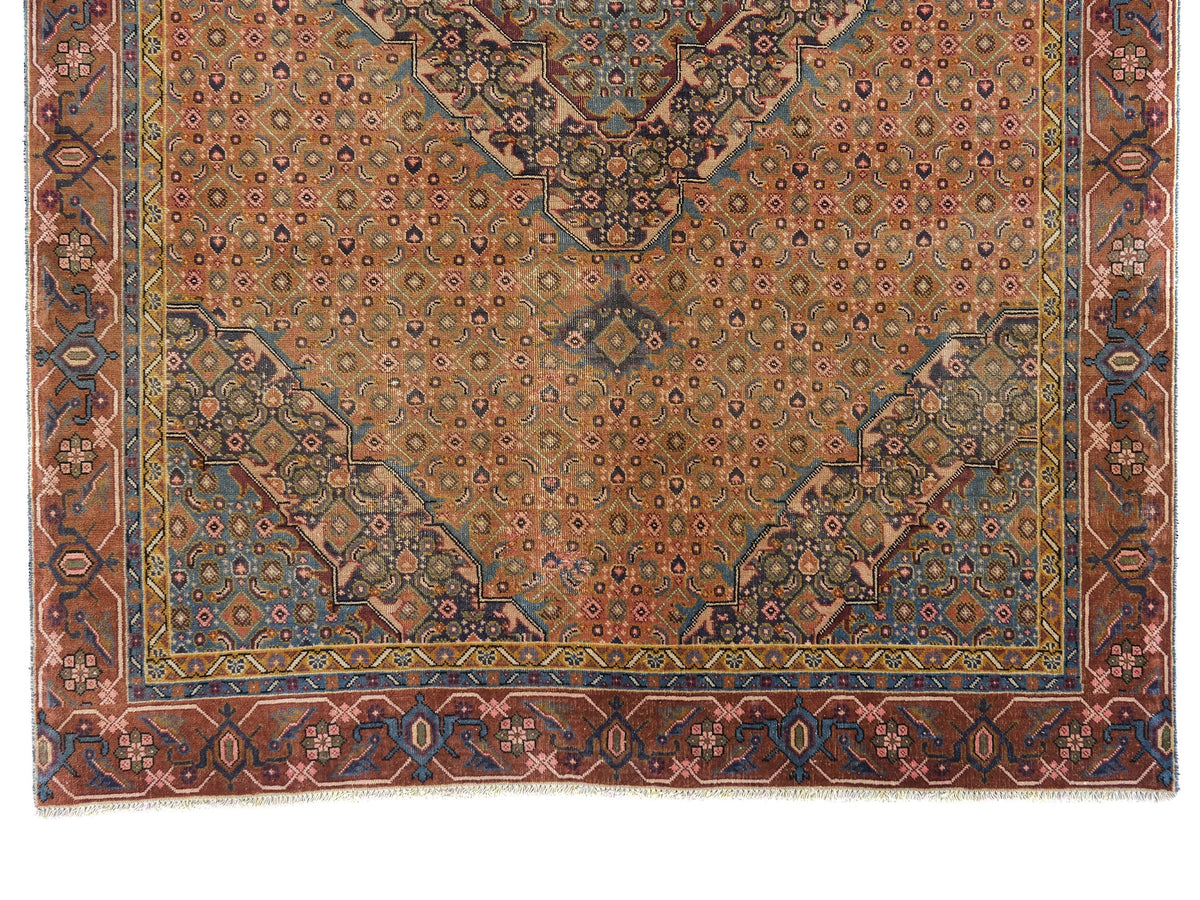 6x8 Vintage Rug, Turkish Rug, Oushak Rug, Anatolian Rug, Small Handmade Scatter Rug, Entry Rug, Living Room Rug, Hallway Rug, SHR1774