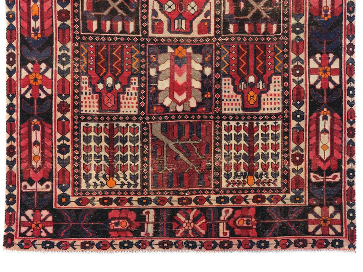 5x10 Vintage Rug, Small Handmade Scatter Rug, Entry Rug, Living Room Rug, Hallway Rug, SHR1777