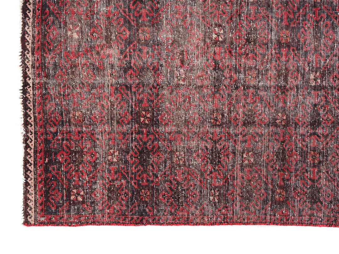 3x6 Vintage Oriental Rug, Hand-Knotted Wool Runner, Handmade Hallway Entryway Rug, Kitchen Throw Rug, Entryway Rug, Hallway Rug, SHR1985