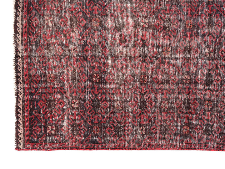 3x6 Vintage Oriental Rug, Hand-Knotted Wool Runner, Handmade Hallway Entryway Rug, Kitchen Throw Rug, Entryway Rug, Hallway Rug, SHR1985
